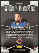 2024 Panini Mosaic Prizm Micro Mosaic Caleb Williams #MM-CWS RC